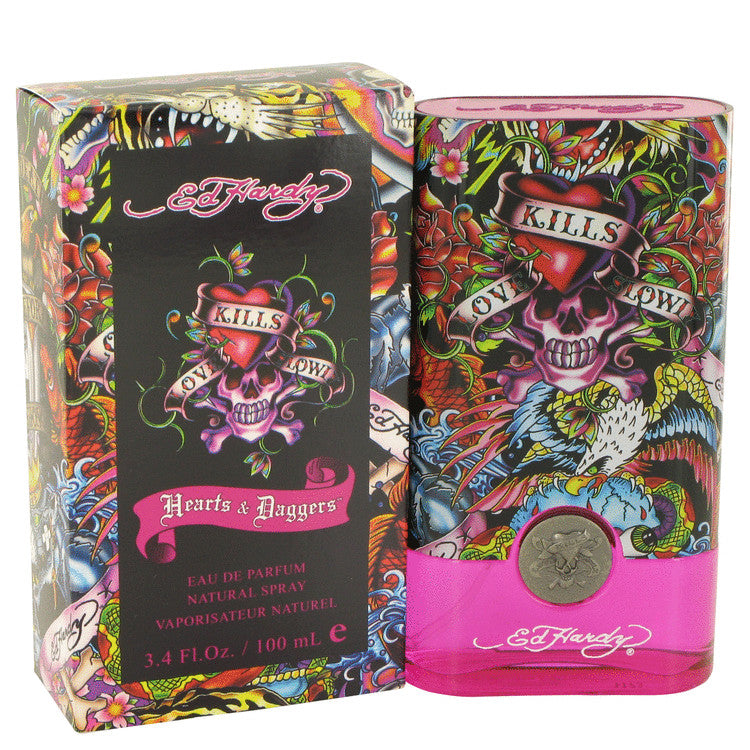 Ed Hardy Hearts & Daggers by Christian Audigier Eau De Parfum Spray 3.4 oz for Women Default Title Beauty & Fragrance - Tophatter Daily Deals