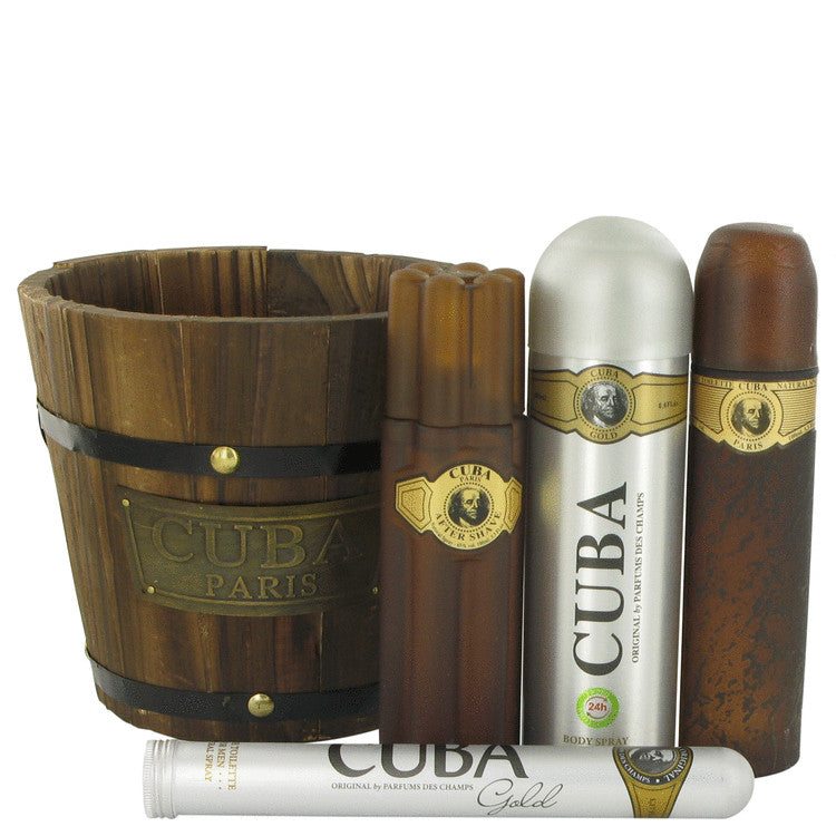 Cuba Gold by Fragluxe Gift Set -- for Men Default Title Beauty & Fragrance - Tophatter Daily Deals