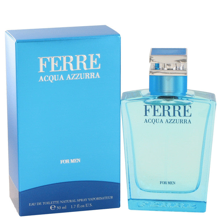 Ferre Acqua Azzurra by Gianfranco Ferre Eau De Toilette Spray 1.7 oz for Men Default Title Beauty & Fragrance - Tophatter Daily Deals