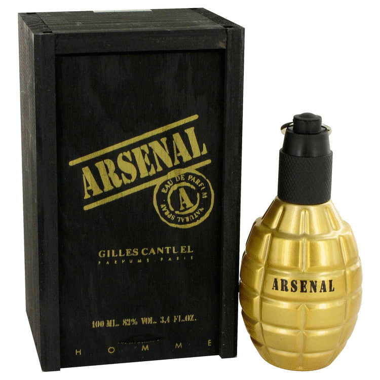 Arsenal Gold by Gilles Cantuel Eau De Parfum Spray 3.4 oz for Men Default Title Beauty & Fragrance - Tophatter Daily Deals