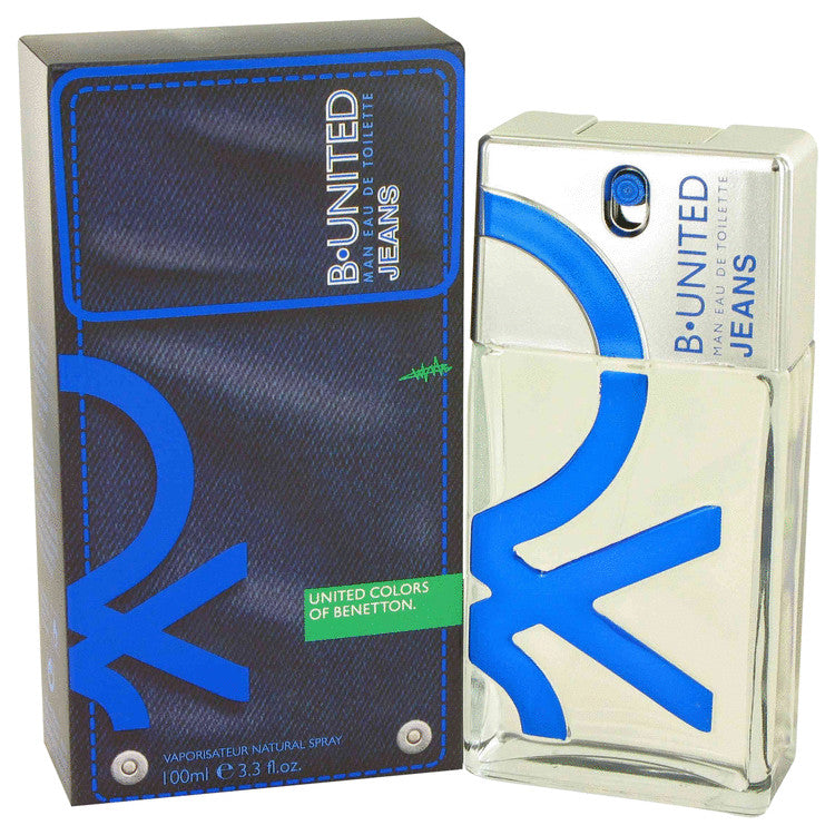 B United Jeans by Benetton Eau De Toilette Spray 3.3 oz for Men Default Title Beauty & Fragrance - Tophatter Daily Deals