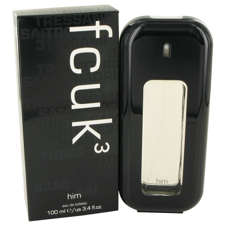 FCUK 3 by French Connection Eau De Toilette Spray 3.4 oz for Men Default Title Beauty & Fragrance - Tophatter Daily Deals