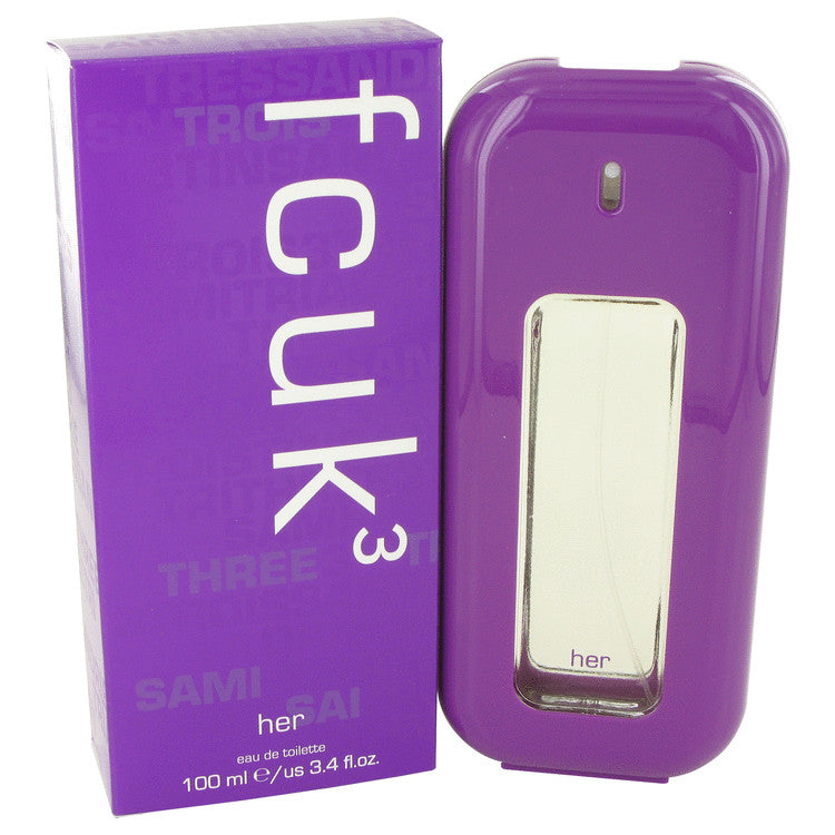 FCUK 3 by French Connection Eau De Toilette Spray 3.4 oz for Women Default Title Beauty & Fragrance - Tophatter Daily Deals