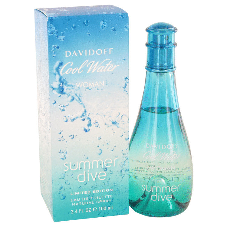 Cool Water Summer Dive by Davidoff Eau De Toilette Spray 3.4 oz for Women Default Title Beauty & Fragrance - Tophatter Daily Deals