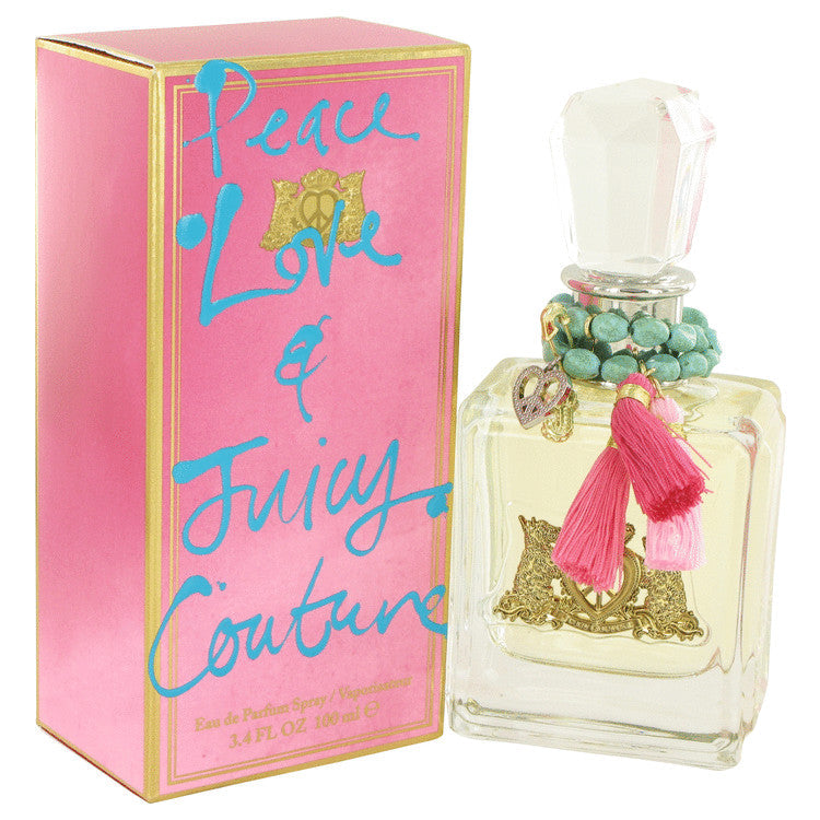 Peace Love & Juicy Couture by Juicy Couture Eau De Parfum Spray 3.4 oz for Women Default Title Beauty & Fragrance - Tophatter Daily Deals