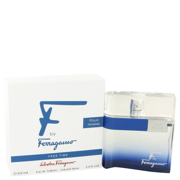 F Free Time by Salvatore Ferragamo Eau De Toilette Spray 3.4 oz for Men Default Title Beauty & Fragrance - Tophatter Daily Deals