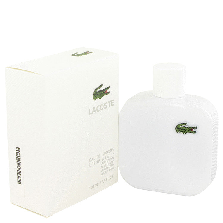 Lacoste Eau De Lacoste L.12.12 Blanc by Lacoste Eau De Toilette Spray 3.3 oz for Men Default Title Beauty & Fragrance - Tophatter Daily Deals