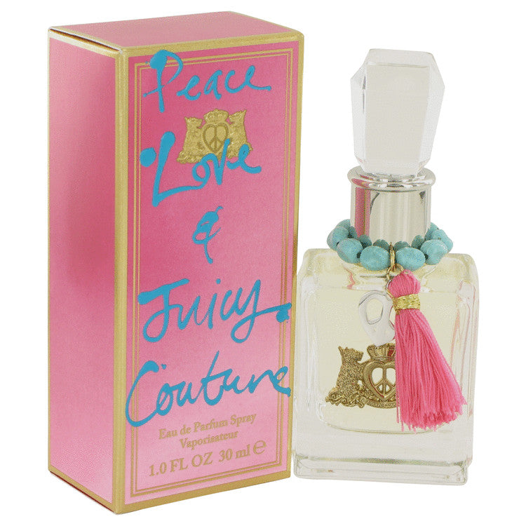 Peace Love & Juicy Couture by Juicy Couture Eau De Parfum Spray 1 oz for Women Default Title Beauty & Fragrance - Tophatter Daily Deals