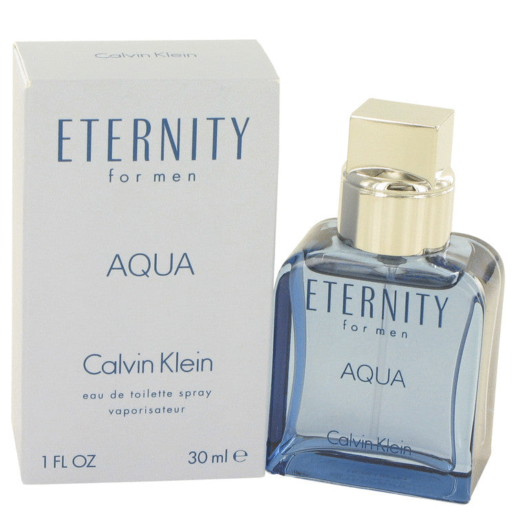 Eternity Aqua by Calvin Klein Eau De Toilette Spray 1 oz for Men Default Title Beauty & Fragrance - Tophatter Daily Deals