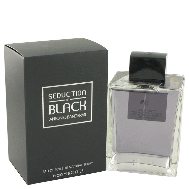 Seduction In Black by Antonio Banderas Eau De Toilette Spray 6.8 oz for Men Default Title Beauty & Fragrance - Tophatter Daily Deals