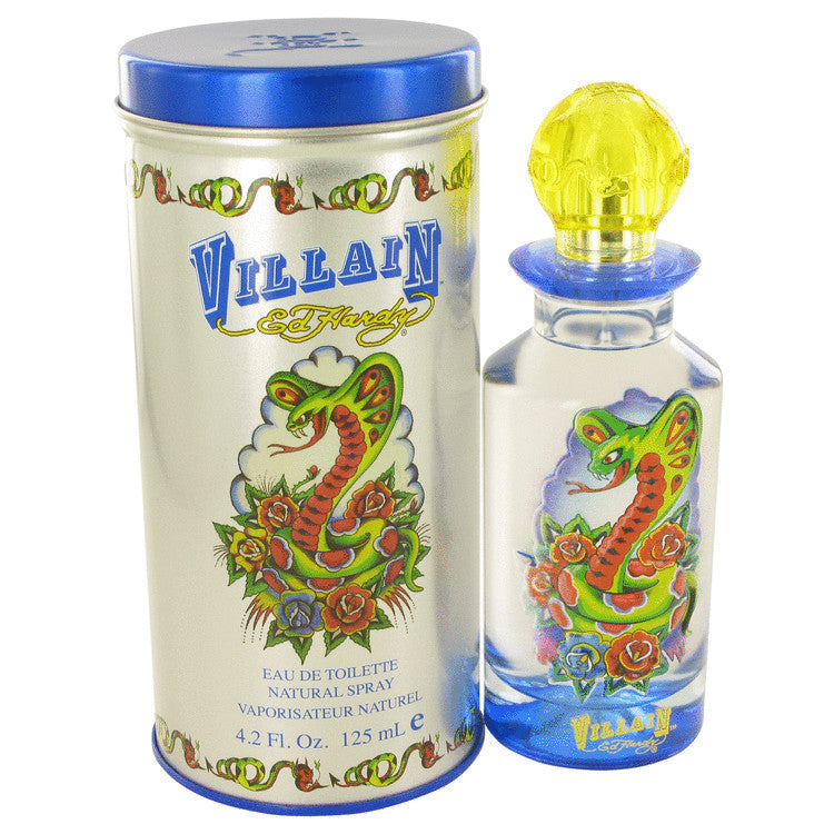 Ed Hardy Villain by Christian Audigier Eau De Toilette Spray 4.2 oz for Men Default Title Beauty & Fragrance - Tophatter Daily Deals