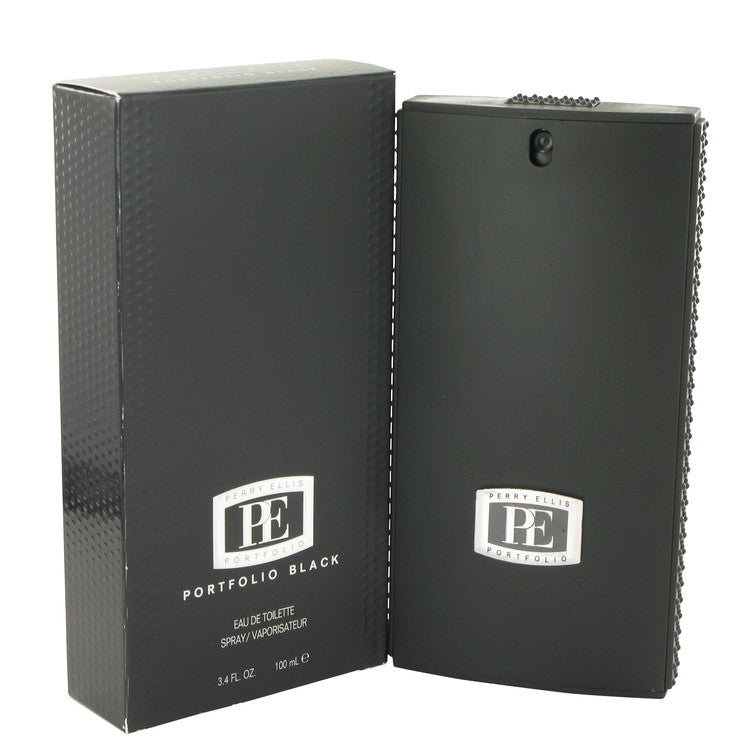 Portfolio Black by Perry Ellis Eau De Toilette Spray 3.4 oz for Men Default Title Beauty & Fragrance - Tophatter Daily Deals