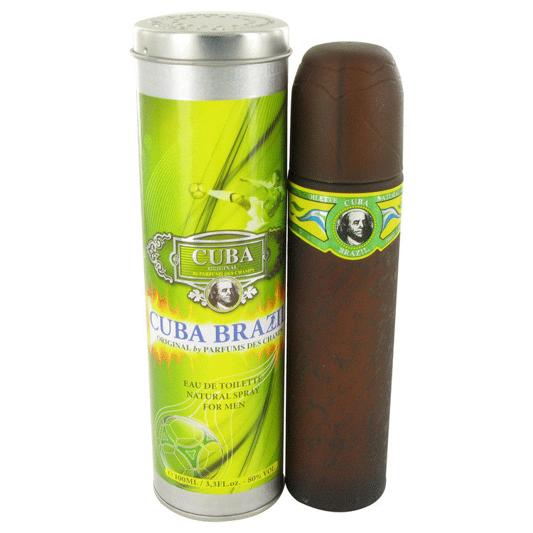 Cuba Brazil by Fragluxe Eau De Toilette Spray 3.4 oz for Men Default Title Beauty & Fragrance - Tophatter Daily Deals
