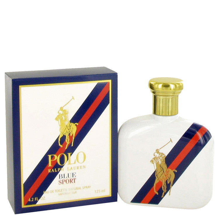 Polo Blue Sport by Ralph Lauren Eau De Toilette Spray 4.2 oz for Men Default Title Beauty & Fragrance - Tophatter Daily Deals