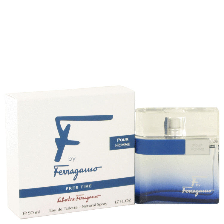 F Free Time by Salvatore Ferragamo Eau De Toilette Spray 1.7 oz for Men Default Title Beauty & Fragrance - Tophatter Daily Deals