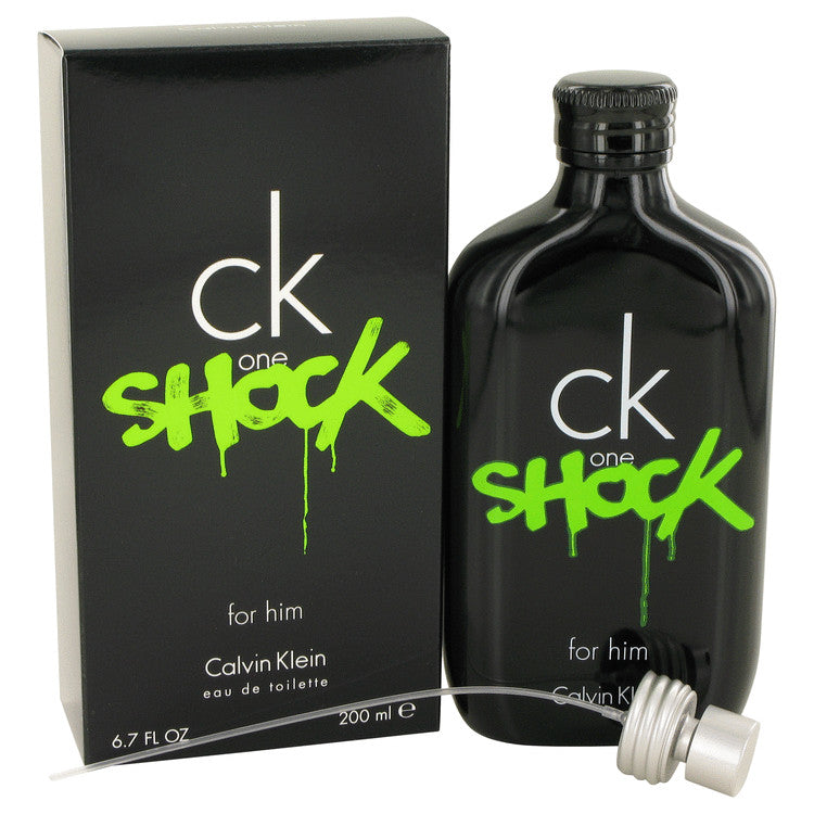 CK One Shock by Calvin Klein Eau De Toilette Spray 6.7 oz for Men Default Title Beauty & Fragrance - Tophatter Daily Deals