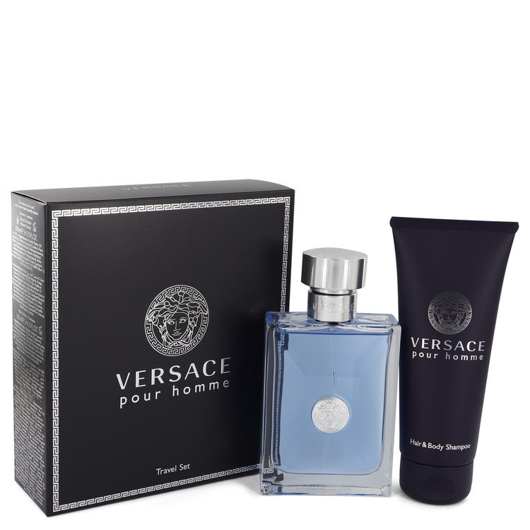 Versace Pour Homme by Versace Gift Set -- for Men Default Title Beauty & Fragrance - Tophatter Daily Deals