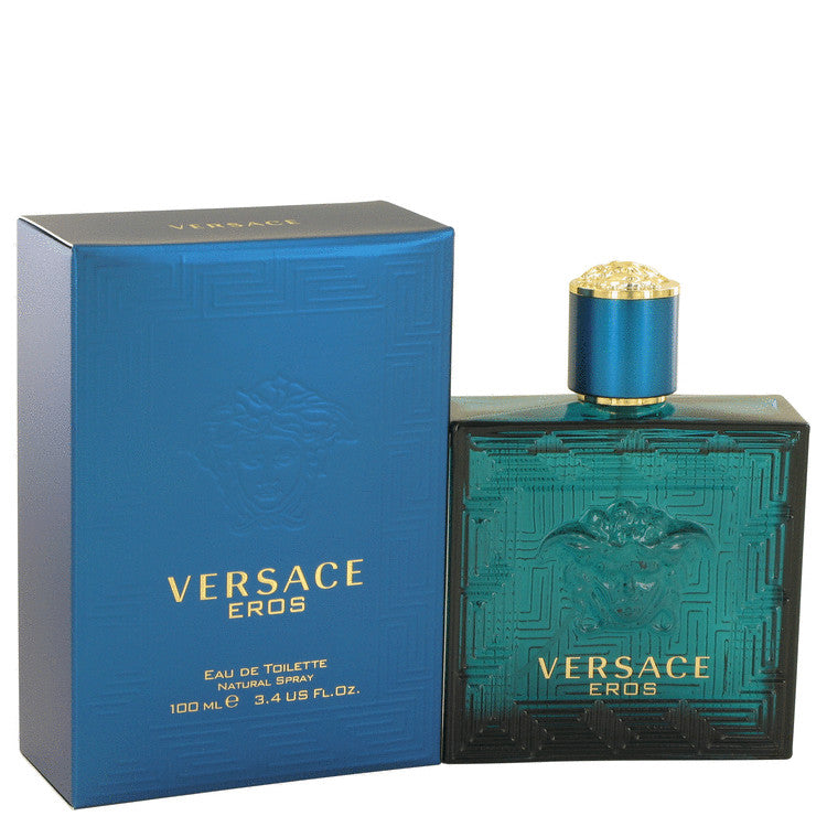 Versace Eros by Versace Eau De Toilette Spray 3.4 oz for Men Default Title Beauty & Fragrance - Tophatter Daily Deals