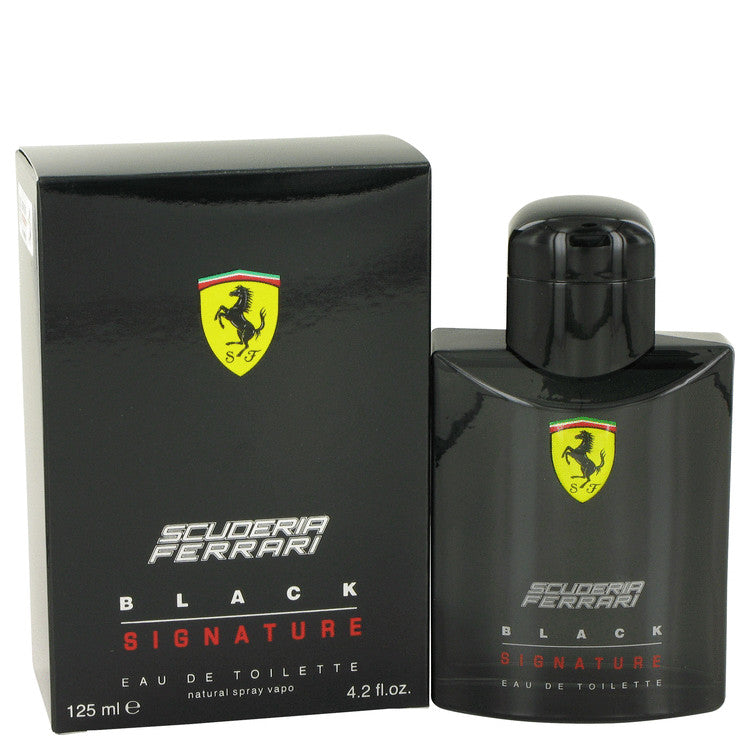 Ferrari Scuderia Black Signature by Ferrari Eau De Toilette Spray 4.2 oz for Men Default Title Beauty & Fragrance - Tophatter Daily Deals