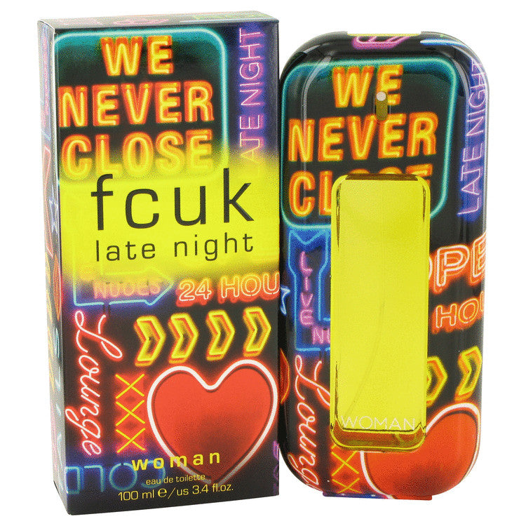FCUK Late Night by French Connection Eau De Toilette Spray 3.4 oz for Women Default Title Beauty & Fragrance - Tophatter Daily Deals