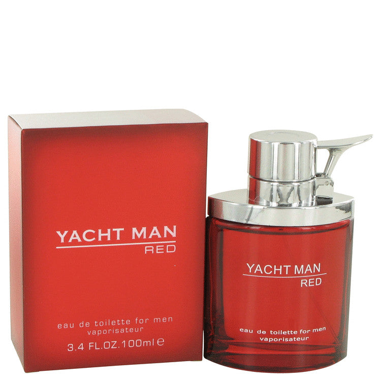 Yacht Man Red by Myrurgia Eau De Toilette Spray 3.4 oz for Men Default Title Beauty & Fragrance - Tophatter Daily Deals