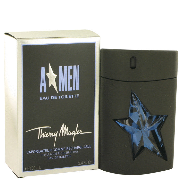 ANGEL by Thierry Mugler Eau De Toilette Spray Refillable (Rubber) 3.4 oz for Men Default Title Beauty & Fragrance - Tophatter Daily Deals