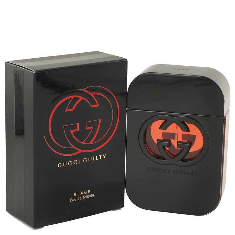 Gucci Guilty Black by Gucci Eau De Toilette Spray 2.5 oz for Women Default Title Beauty & Fragrance - Tophatter Daily Deals