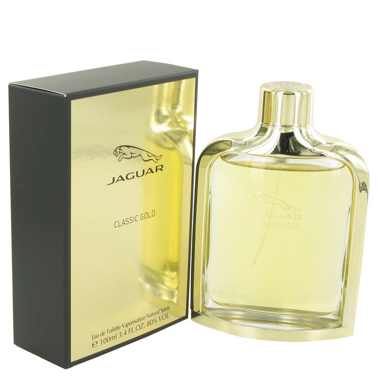 Jaguar Classic Gold by Jaguar Eau De Toilette Spray 3.4 oz for Men Default Title Beauty & Fragrance - Tophatter Daily Deals