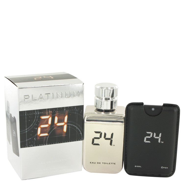 24 Platinum The Fragrance by ScentStory Eau De Toilette Spray + 0.8 oz Mini Pocket Spray 3.4 oz for Men Default Title Beauty & Fragrance - Tophatter Daily Deals