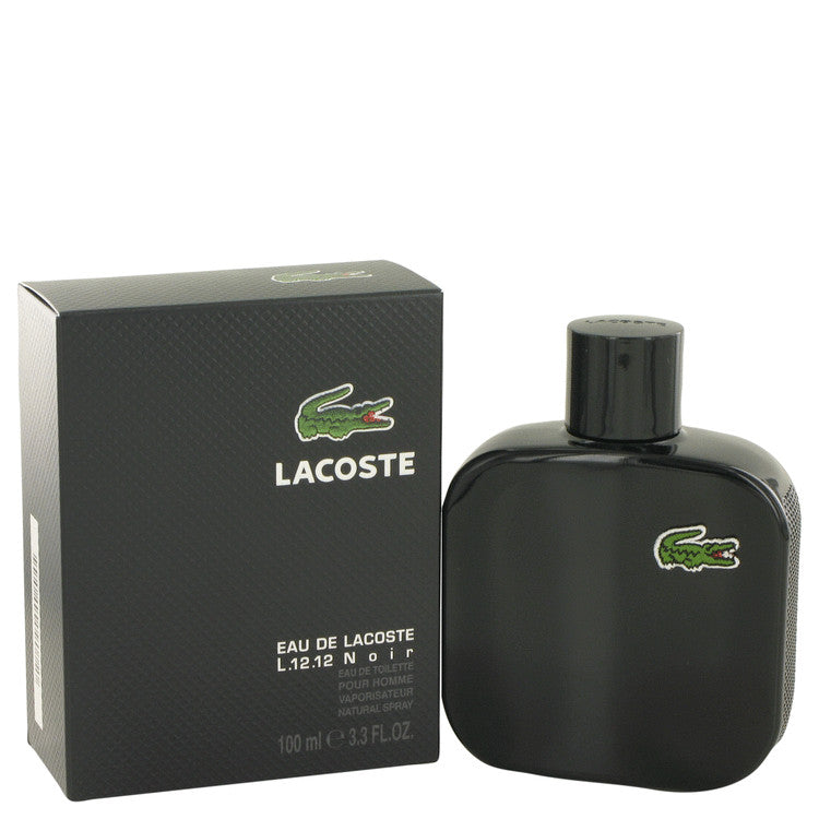 Lacoste Eau De Lacoste L.12.12 Noir by Lacoste Eau De Toilette Spray 3.4 oz for Men Default Title Beauty & Fragrance - Tophatter Daily Deals