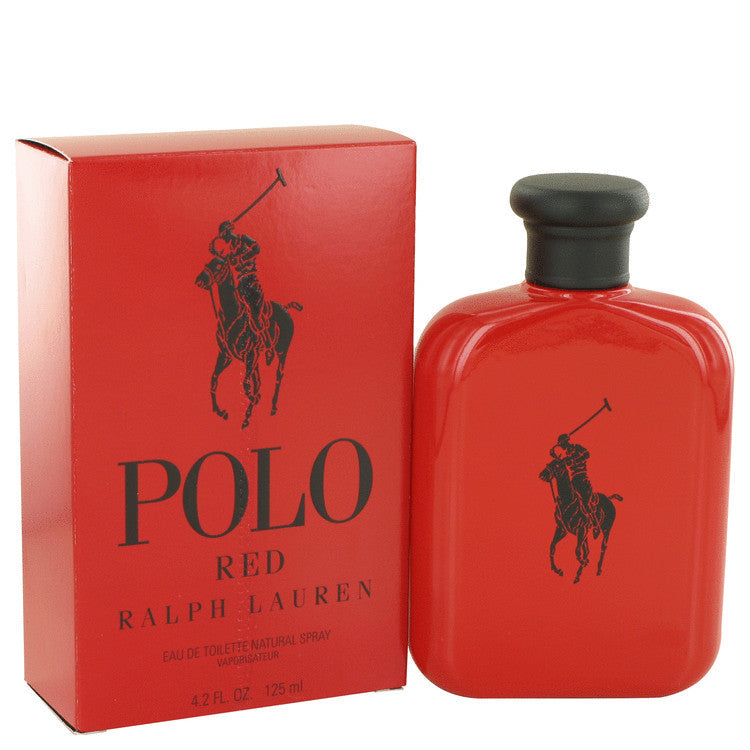 Polo Red by Ralph Lauren Eau De Toilette Spray 4.2 oz for Men Default Title Beauty & Fragrance - Tophatter Daily Deals