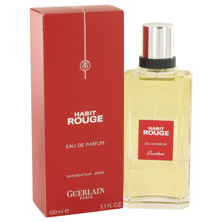 HABIT ROUGE by Guerlain Eau De Parfum Spray 3.3 oz for Men Default Title Beauty & Fragrance - Tophatter Daily Deals