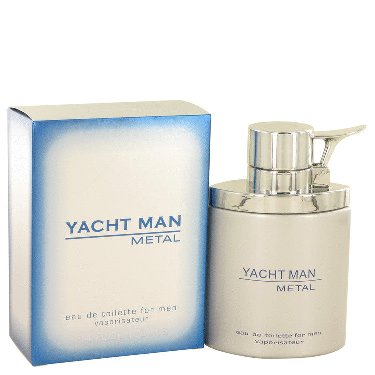 Yacht Man Metal by Myrurgia Eau De Toilette Spray 3.4 oz for Men Default Title Beauty & Fragrance - Tophatter Daily Deals