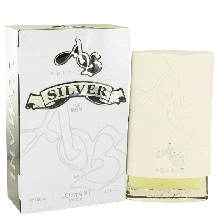 AB Spirit Silver by Lomani Eau De Toilette Spray 3.3 oz for Men Default Title Beauty & Fragrance - Tophatter Daily Deals