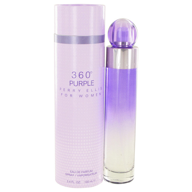 Perry Ellis 360 Purple by Perry Ellis Eau De Parfum Spray 3.4 oz for Women Default Title Beauty & Fragrance - Tophatter Daily Deals