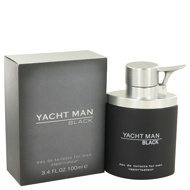 Yacht Man Black by Myrurgia Eau De Toilette Spray 3.4 oz for Men Default Title Beauty & Fragrance - Tophatter Daily Deals