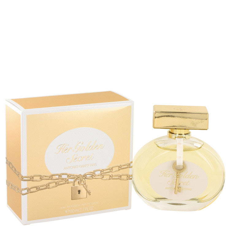 Her Golden Secret by Antonio Banderas Eau De Toilette Spray 2.7 oz for Women Default Title Beauty & Fragrance - Tophatter Daily Deals