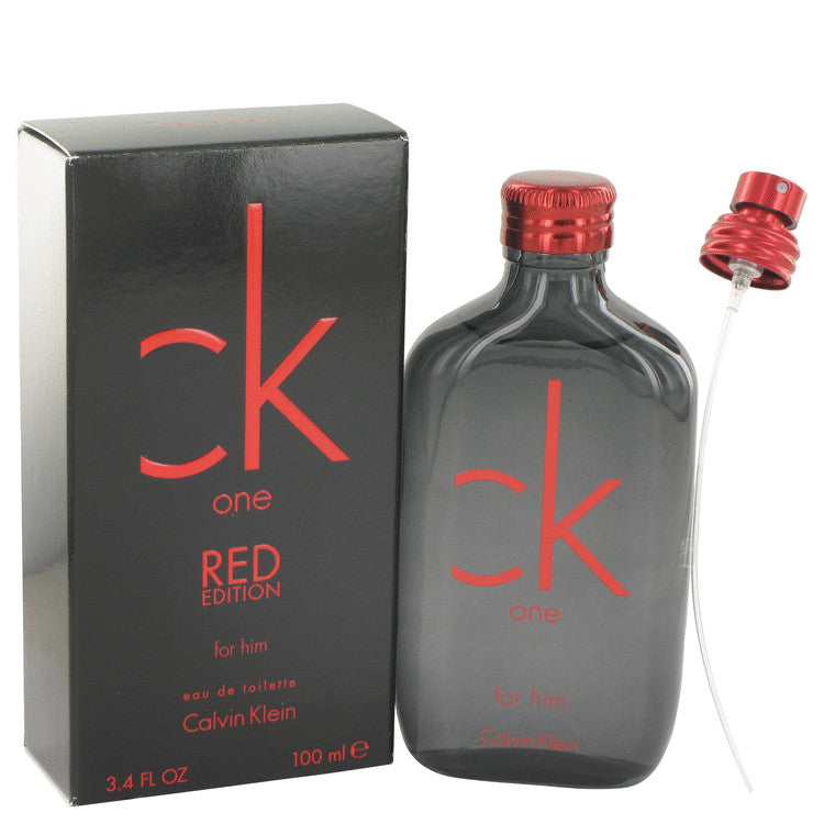 CK One Red by Calvin Klein Eau De Toilette Spray 3.4 oz for Men Default Title Beauty & Fragrance - Tophatter Daily Deals