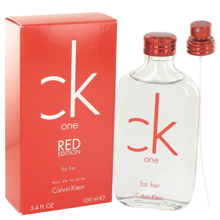 CK One Red by Calvin Klein Eau De Toilette Spray 3.4 oz for Women Default Title Beauty & Fragrance - Tophatter Daily Deals