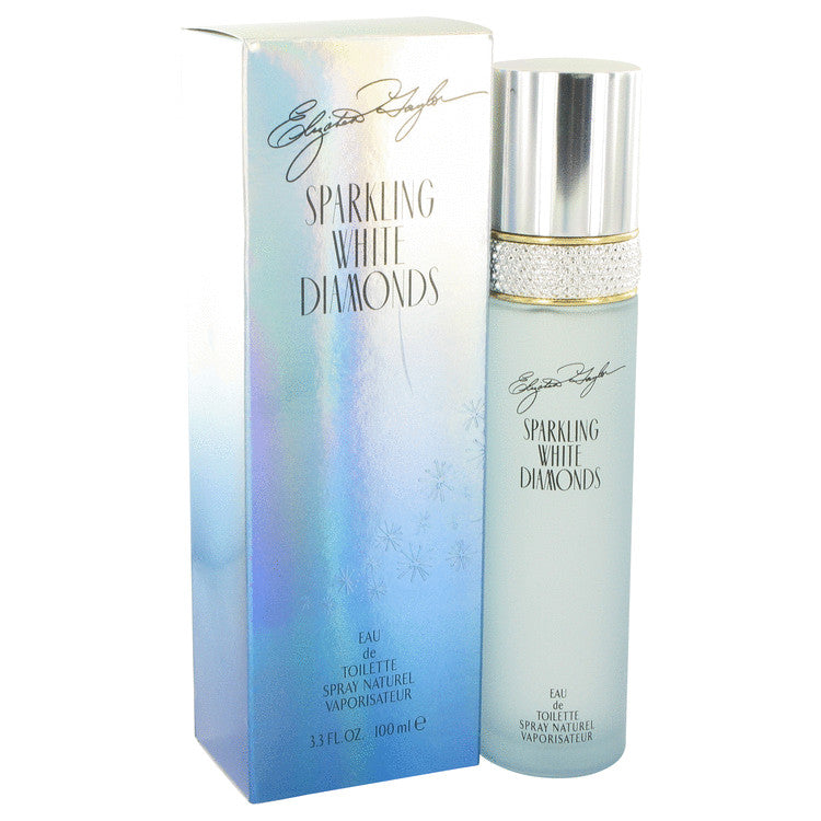 Sparkling White Diamonds by Elizabeth Taylor Eau De Toilette Spray 3.3 oz for Women Default Title Beauty & Fragrance - Tophatter Daily Deals