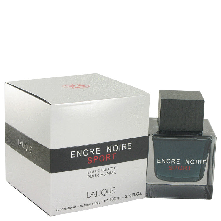 Encre Noire Sport by Lalique Eau De Toilette Spray 3.3 oz for Men Default Title Beauty & Fragrance - Tophatter Daily Deals