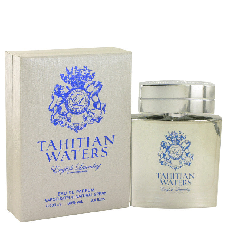 Tahitian Waters by English Laundry Eau De Parfum Spray 3.4 oz for Men Default Title Beauty & Fragrance - Tophatter Daily Deals