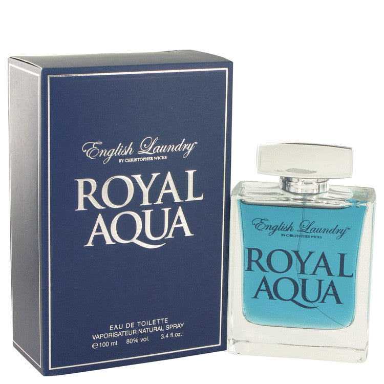Royal Aqua by English Laundry Eau De Toilette Spray 3.4 oz for Men Default Title Beauty & Fragrance - Tophatter Daily Deals