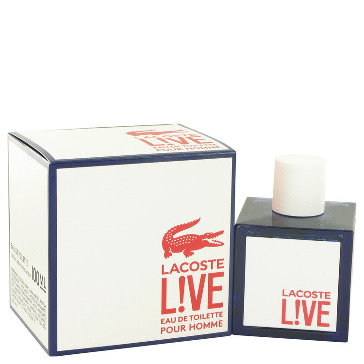 Lacoste Live by Lacoste Eau De Toilette Spray 3.4 oz for Men Default Title Beauty & Fragrance - Tophatter Daily Deals