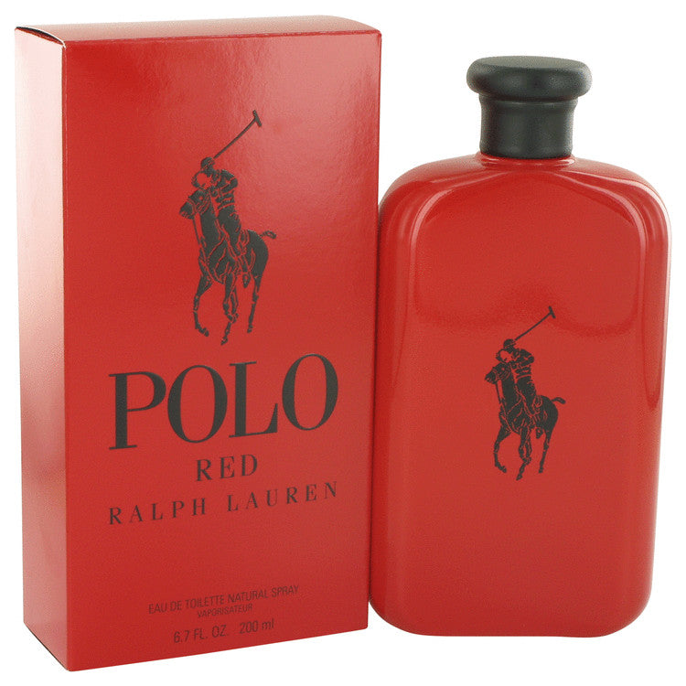 Polo Red by Ralph Lauren Eau De Toilette Spray 6.7 oz for Men Default Title Beauty & Fragrance - Tophatter Daily Deals
