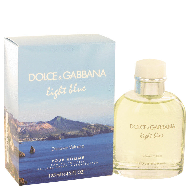 Light Blue Discover Vulcano by Dolce & Gabbana Eau De Toilette Spray 4.2 oz for Men Default Title Beauty & Fragrance - Tophatter Daily Deals