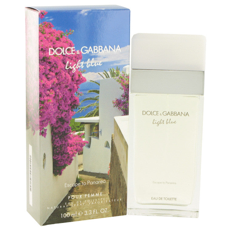 Light Blue Escape to Panarea by Dolce & Gabbana Eau De Toilette Spray 3.3 oz for Women Default Title Beauty & Fragrance - Tophatter Daily Deals