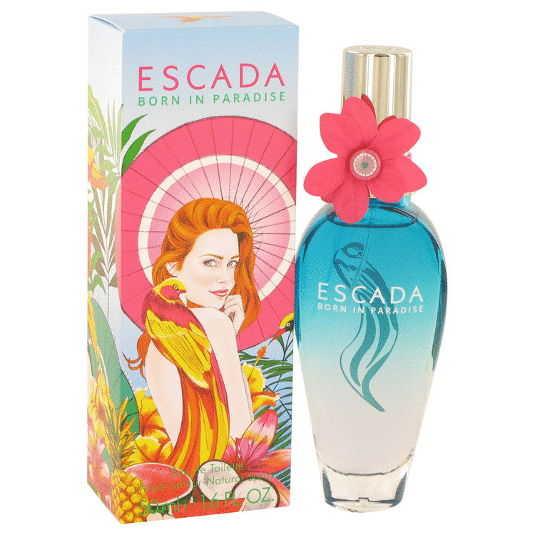 Escada Born In Paradise by Escada Eau De Toilette Spray 1.7 oz for Women Default Title Beauty & Fragrance - Tophatter Daily Deals