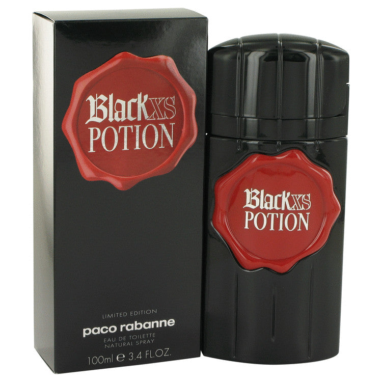 Black XS Potion by Paco Rabanne Eau De Toilette Spray (Limited Edition) 3.4 oz for Men Default Title Beauty & Fragrance - Tophatter Daily Deals