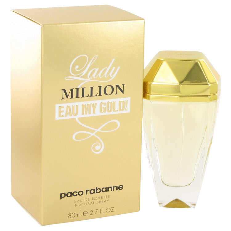 Lady Million Eau My Gold by Paco Rabanne Eau De Toilette Spray 2.7 oz for Women Default Title Beauty & Fragrance - Tophatter Daily Deals